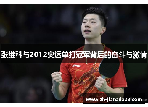 张继科与2012奥运单打冠军背后的奋斗与激情